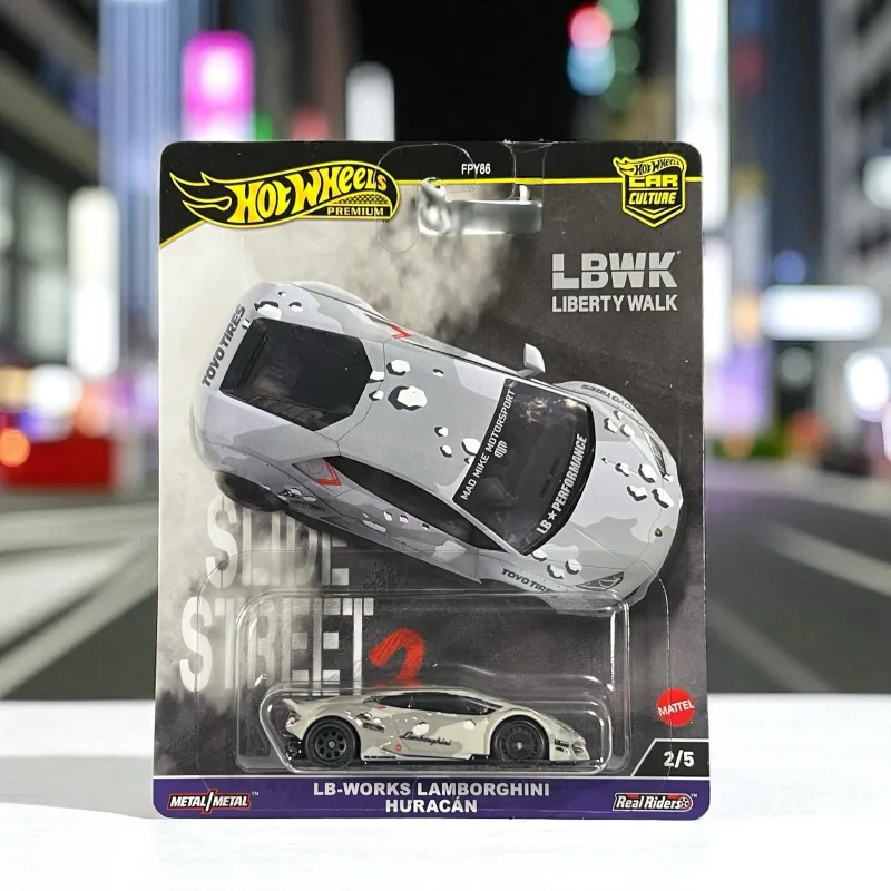 Hot Wheels Car Culture Slide Street 2 Liberty Walk LB-Works Lamborghini Huracan