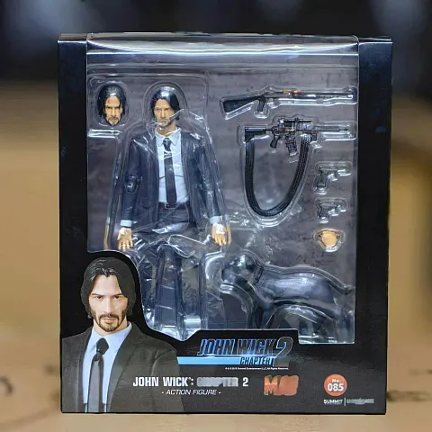John Wick: Chapter 2 MAF No.085 Action Figure with Dog (Bootleg) hover