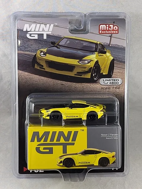 Mini GT Nissan Z Pandem Ikazuchi Yellow Mijo Exclusives hover