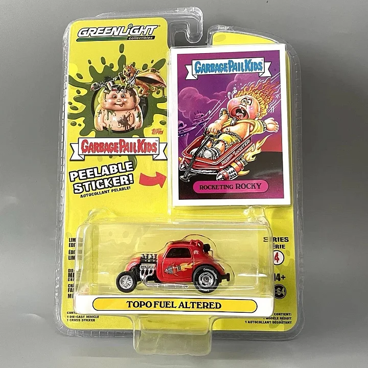 Greenlight Garbage Pail Kids Series4 "Rocketing ROCKY" Topo Fuel Altered hover