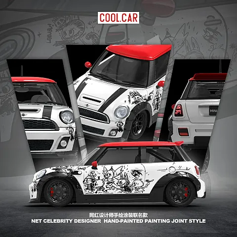 Cool Car 1:64 MINI COOPER LUBUBU Livery hover