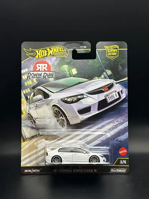 2025 Premium Hot Wheels 2007 Honda Civic Type R - Ronin Run II