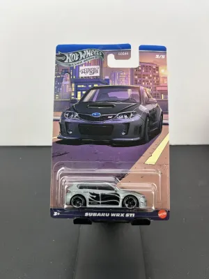 Hot Wheels 2025 Silver Series Compact Kings Subaru WRX STI Gray 3/5