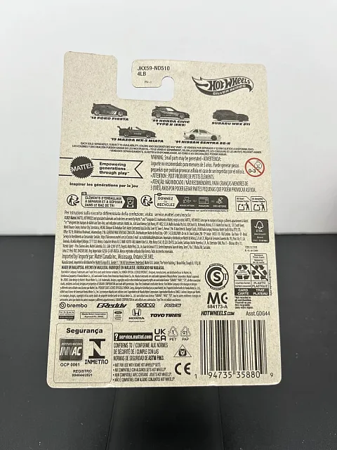 Hot Wheels 2025 Silver Series Compact Kings Subaru WRX STI Gray 3/5 hover