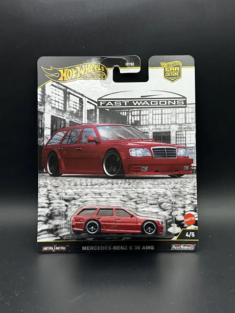 HOT WHEELS - MERCEDES BENZ E 36 AMG (2025) - CAR CULTURE FAST WAGONS 4/5