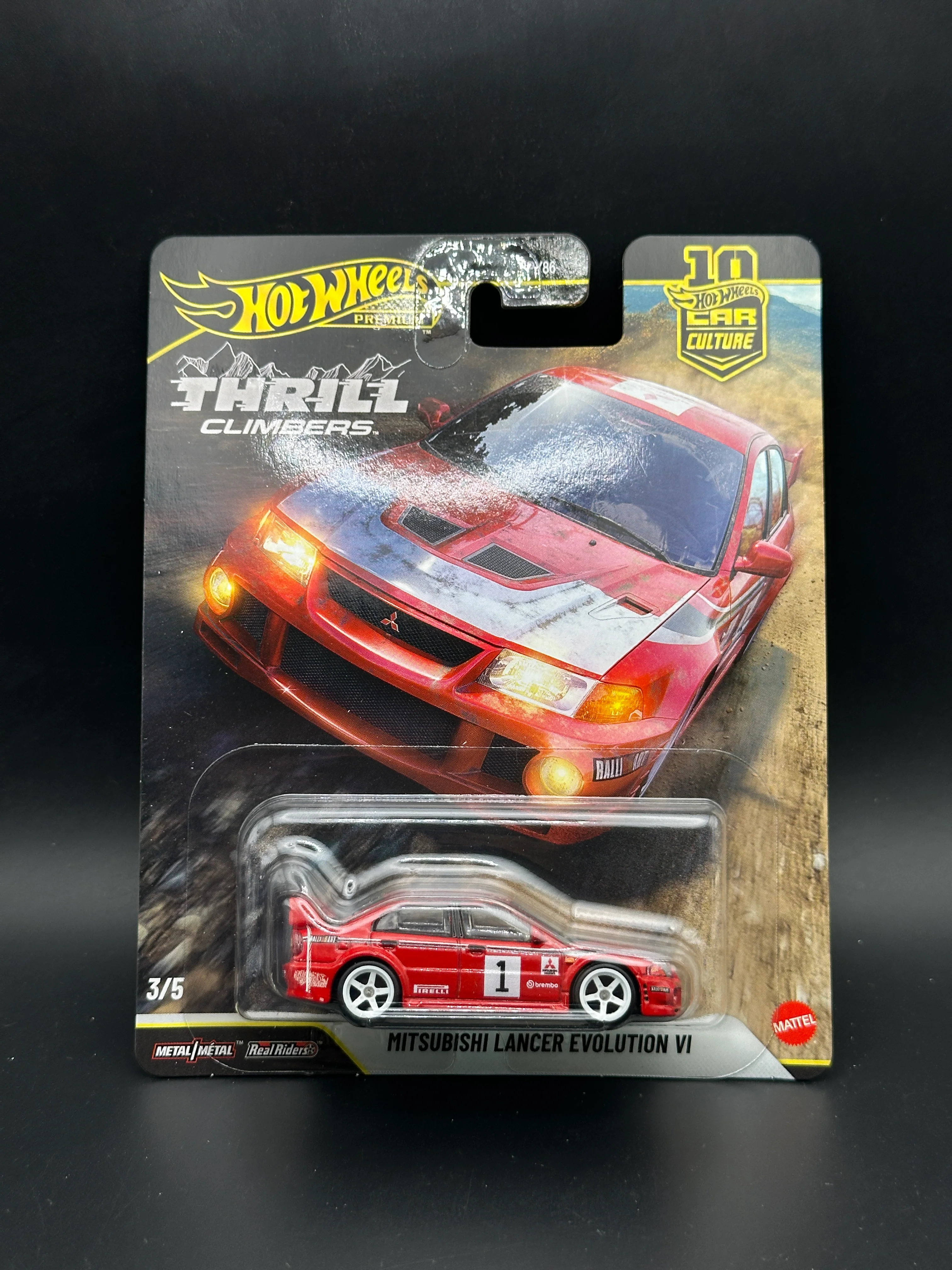 HOT WHEELS - MITSUBISHI LANCER EVOLUTION VI (2026) - CAR CULTURE - THRILL CLIMBERS 3/5