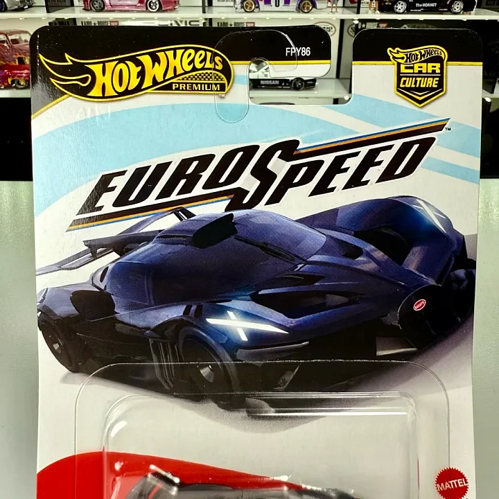 Hot Wheels Premium Car Culture 2025 "Euro Speed" Bugatti Bolide CHASE 🖤 hover
