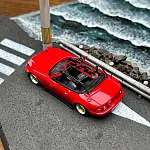 MicroTurbo MT 1/64 Scale Mazda MX5 Eunos Roadster NA W/Surfboard Red Diecast