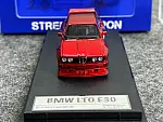 SW 1:64 Red BMW M3 E30 LTO Coupe Racing Sports Model Diecast Collect Car--Supreme