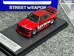 SW 1:64 Red BMW M3 E30 LTO Coupe Racing Sports Model Diecast Collect Car--Supreme