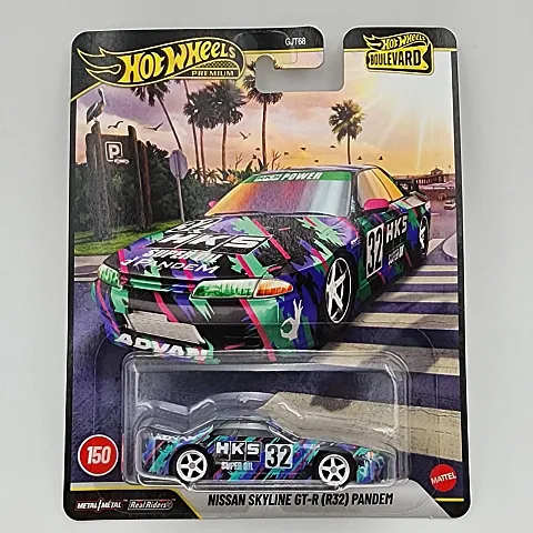Hot Wheels Premium 2026 Boulevard Nissan Skyline GT-R (R32) Pandem HKS hover