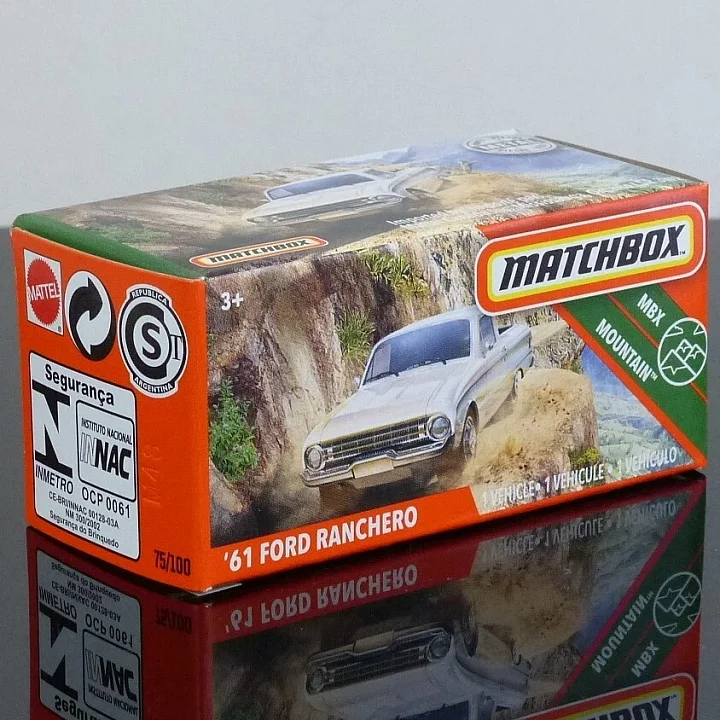 Matchbox 2020 Power Grabs 75/100 '61 Ford Ranchero white BOXED SEALED hover
