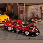 Street Weapon 1:64 LBWK ER34 Openable Hood Edition Metallic Red