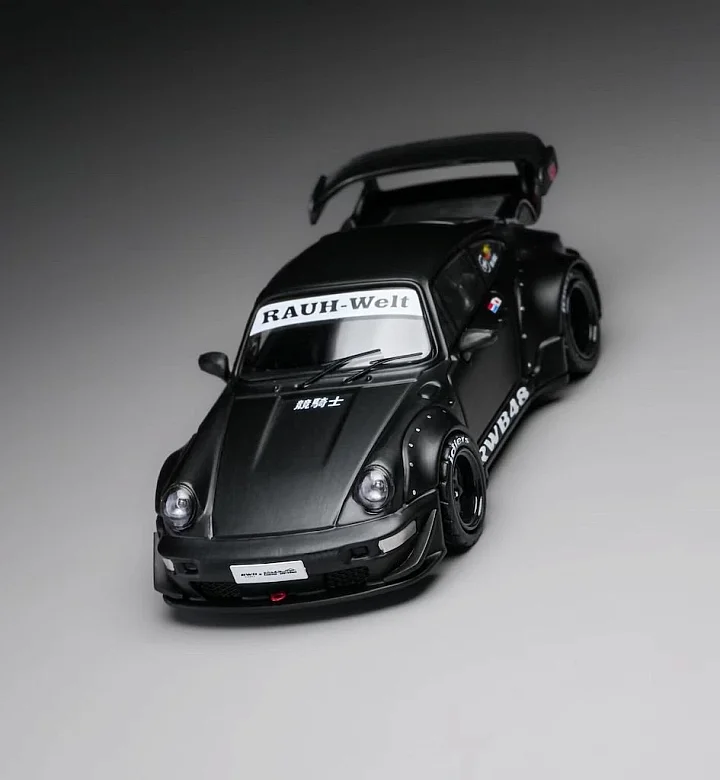 INNO64 1:64 Porsche 964 RWB Widebody Matte Black Diecast hover