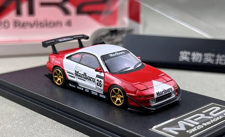 Micro Turbo 1:64 Toyota MR2 SW20 Revision 4 Red Sports hover