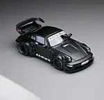 INNO64 1:64 Porsche 964 RWB Widebody Matte Black Diecast