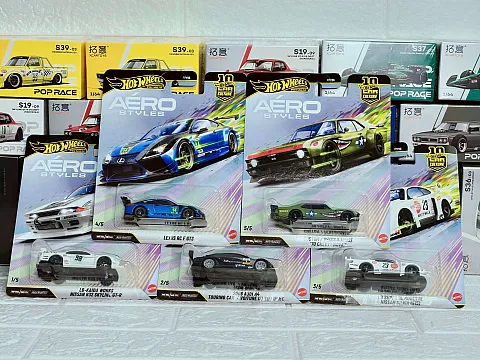 Hot Wheels 2026 Aero Styles 10th Anniversary 5-Car Set