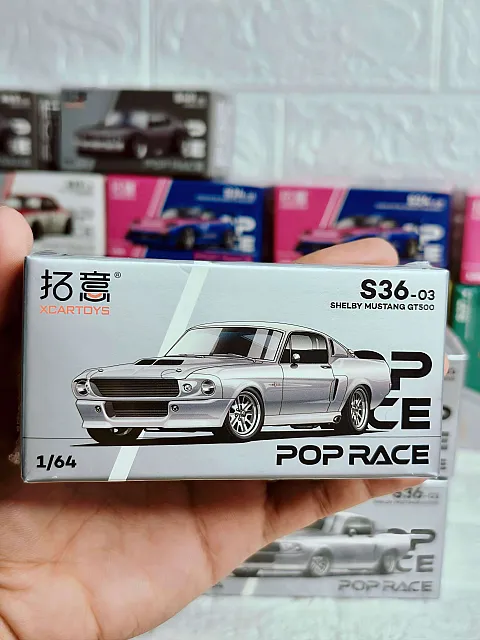 Pop Race XCARTOYS Shelby Ford Mustang GT500 (S36-03) - Sealed Box