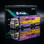 GCD 1:64 Mitsubishi Fuso Super Great Transporter LBWK Chameleon Chrome