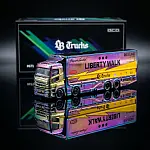 GCD 1:64 Mitsubishi Fuso Super Great Transporter LBWK Chameleon Chrome
