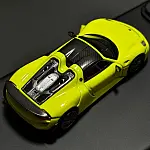 Trends Hobby 1/64 Porsche 918 Spyder #113 light green
