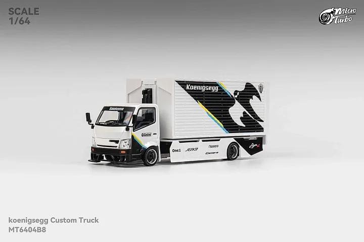 Microturbo 1:64 Koenigsegg Gull Wing Gate Custom Truck MT6404B8 hover