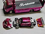 PopRace x XCARTOYS 1:64 Pandem Lotus Elise + Truck Purple Chrome HEC Beijing Exclusive 💜