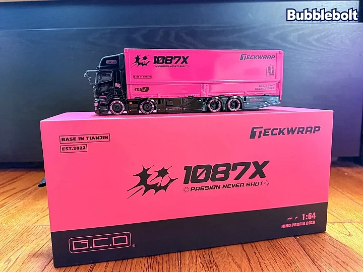 GCD 1:64 HINO 700 Transport Truck 1087X TECKWRAP