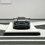 Fine Model 1:64 Chevrolet Corvette C8 LB Liberty Walk Gray Diecast