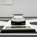 Fine Model 1:64 Chevrolet Corvette C8 LB Liberty Walk Gray Diecast