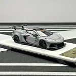 Fine Model 1:64 Chevrolet Corvette C8 LB Liberty Walk Gray Diecast