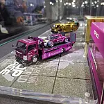 PopRace x XCARTOYS 1:64 Pandem Lotus Elise + Truck Purple Chrome HEC Beijing Exclusive 💜