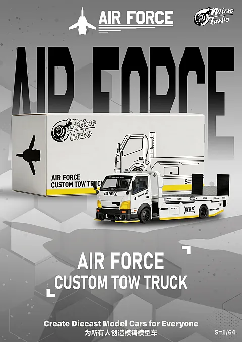 Microturbo 1:64 Custom Hauler - Air Force Combat Grey MT6405B14