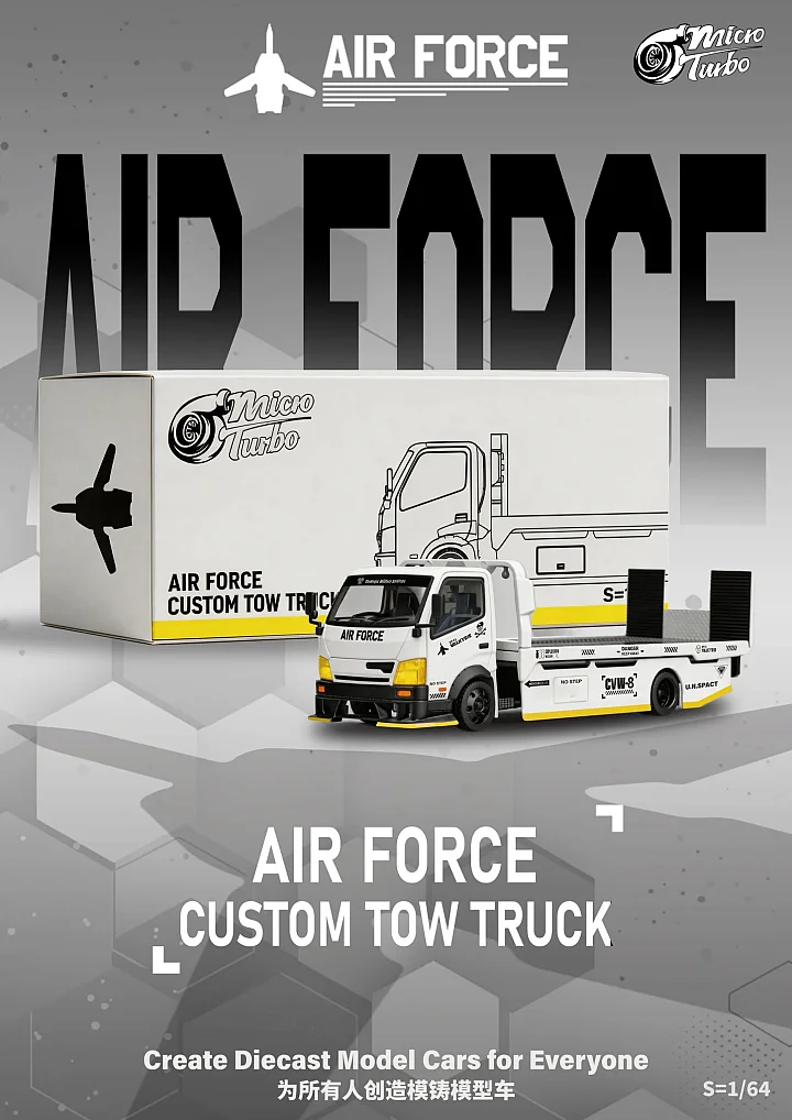 Microturbo 1:64 Custom Hauler - Air Force Combat Grey MT6405B14