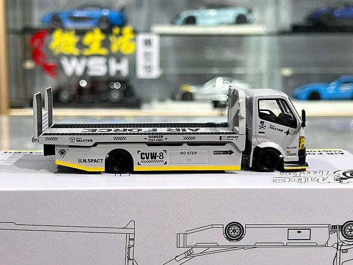 Microturbo 1:64 Custom Hauler - Air Force Combat Grey MT6405B14 hover
