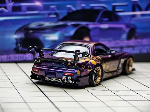 TMCS 1:64 2026 Mazda RX7 FD Pandem Rocket Bunny hover